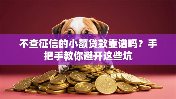 不查征信的小额贷款靠谱吗？手把手教你避开这些坑