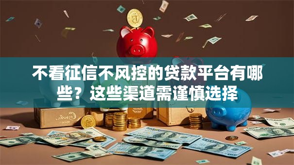 不看征信不风控的贷款平台有哪些？这些渠道需谨慎选择