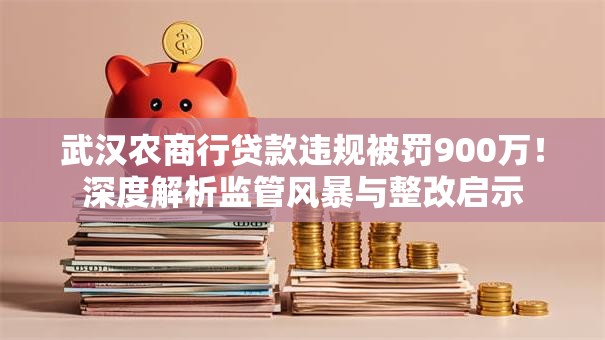 武汉农商行贷款违规被罚900万！深度解析监管风暴与整改启示