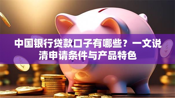 中国银行贷款口子有哪些？一文说清申请条件与产品特色