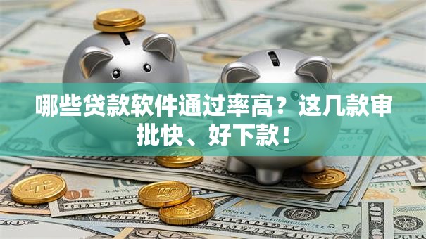 哪些贷款软件通过率高？这几款审批快、好下款！