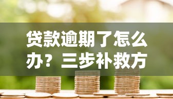 贷款逾期了怎么办？三步补救方案避免信用受损！