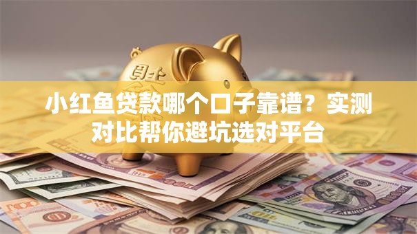 小红鱼贷款哪个口子靠谱？实测对比帮你避坑选对平台