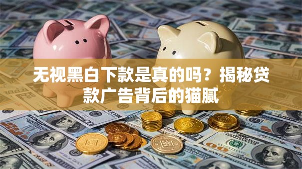无视黑白下款是真的吗？揭秘贷款广告背后的猫腻
