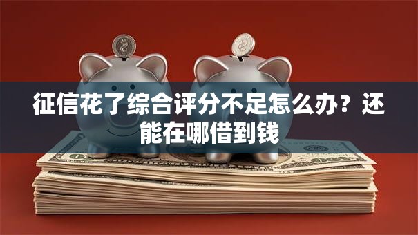 征信花了综合评分不足怎么办？还能在哪借到钱