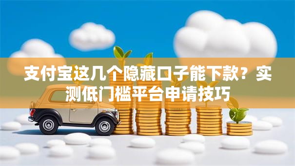 支付宝这几个隐藏口子能下款？实测低门槛平台申请技巧