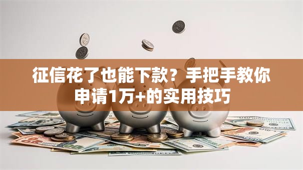 征信花了也能下款？手把手教你申请1万+的实用技巧