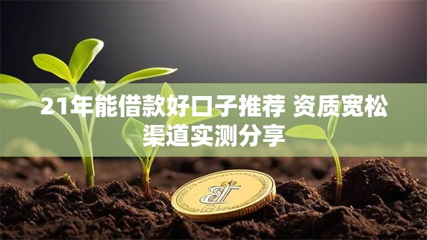 21年能借款好口子推荐 资质宽松渠道实测分享