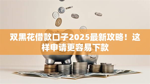 双黑花借款口子2025最新攻略！这样申请更容易下款