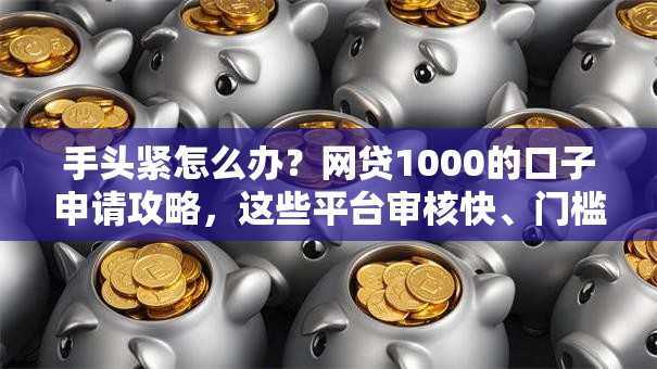 手头紧怎么办？网贷1000的口子申请攻略，这些平台审核快、门槛低