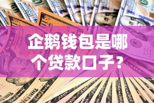 企鹅钱包是哪个贷款口子？实测解析平台资质与使用攻略