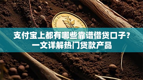 支付宝上都有哪些靠谱借贷口子?一文详解热门贷款产品 支付宝上都有哪些靠谱借贷口子?一文详解热门贷款产品