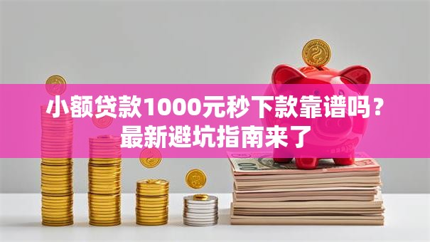 小额贷款1000元秒下款靠谱吗?最新避坑指南来了 小额贷款1000元秒下款靠谱吗?最新避坑指南来了