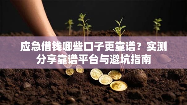 应急借钱哪些口子更靠谱?实测分享靠谱平台与避坑指南 应急借钱哪些口子更靠谱?实测分享靠谱平台与避坑指南