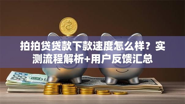 拍拍贷贷款下款速度怎么样?实测流程解析+用户反馈汇总 拍拍贷贷款下款速度怎么样?实测流程解析+用户反馈汇总