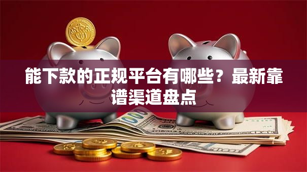 能下款的正规平台有哪些?最新靠谱渠道盘点 能下款的正规平台有哪些?最新靠谱渠道盘点