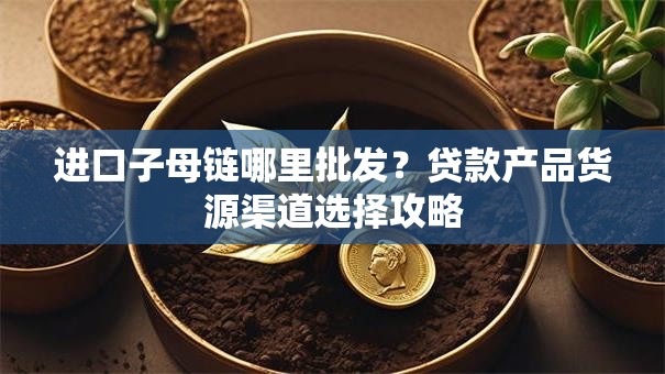 进口子母链哪里批发?贷款产品货源渠道选择攻略 进口子母链哪里批发?贷款产品货源渠道选择攻略
