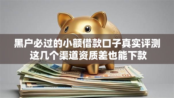 黑户必过的小额借款口子真实评测 这几个渠道资质差也能下款