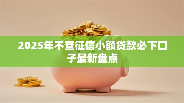 2025年不查征信小额贷款必下口子最新盘点