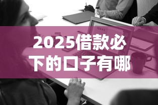 2025借款必下的口子有哪些?这5个新平台别错过! 2025借款必下的口子有哪些?这5个新平台别错过!