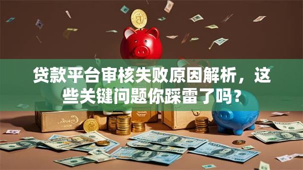 贷款平台审核失败原因解析，这些关键问题你踩雷了吗？