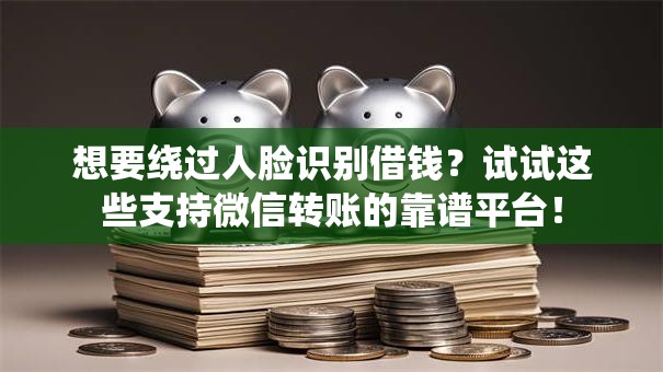 想要绕过人脸识别借钱?试试这些支持微信转账的靠谱平台! 想要绕过人脸识别借钱?试试这些支持微信转账的靠谱平台!
