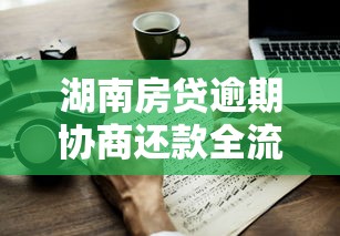 湖南房贷逾期协商还款全流程解析及应对技巧 湖南房贷逾期协商还款全流程解析及应对技巧