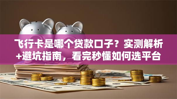 飞行卡是哪个贷款口子？实测解析+避坑指南，看完秒懂如何选平台！