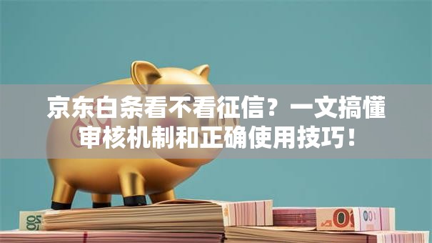 京东白条看不看征信？一文搞懂审核机制和正确使用技巧！