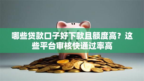哪些贷款口子好下款且额度高?这些平台审核快通过率高 哪些贷款口子好下款且额度高?这些平台审核快通过率高