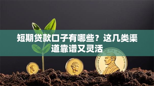 短期贷款口子有哪些？这几类渠道靠谱又灵活