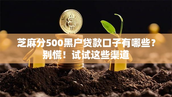 芝麻分500黑户贷款口子有哪些？别慌！试试这些渠道