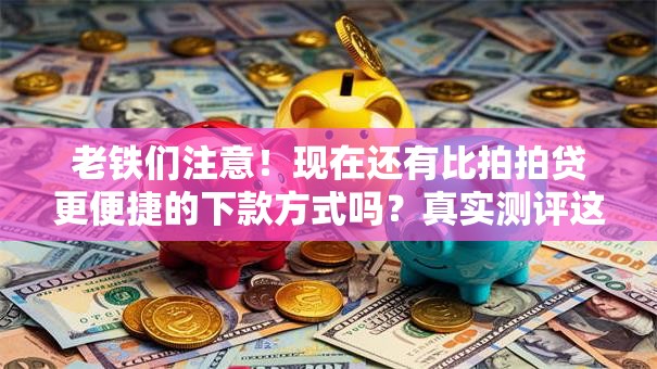 老铁们注意!现在还有比拍拍贷更便捷的下款方式吗?真实测评这几款平台 老铁们注意!现在还有比拍拍贷更便捷的下款方式吗?真实测评这几款平台