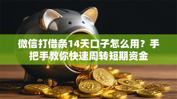 微信打借条14天口子怎么用？手把手教你快速周转短期资金