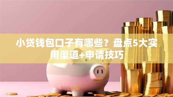 小贷钱包口子有哪些?盘点5大实用渠道+申请技巧 小贷钱包口子有哪些?盘点5大实用渠道+申请技巧