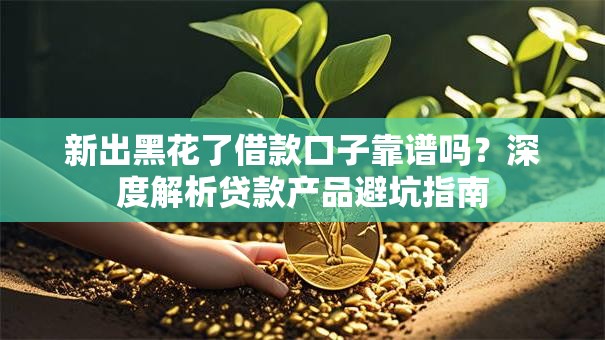 新出黑花了借款口子靠谱吗?深度解析贷款产品避坑指南 新出黑花了借款口子靠谱吗?深度解析贷款产品避坑指南