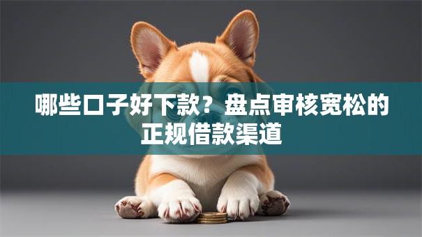 哪些口子好下款?盘点审核宽松的正规借款渠道 哪些口子好下款?盘点审核宽松的正规借款渠道