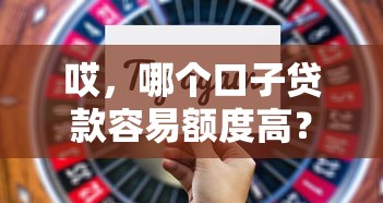 哎，哪个口子贷款容易额度高？这3个技巧帮你避坑