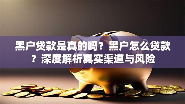 黑户贷款是真的吗？黑户怎么贷款？深度解析真实渠道与风险