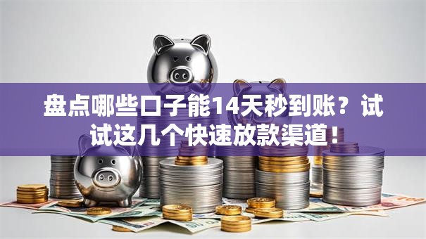 盘点哪些口子能14天秒到账?试试这几个快速放款渠道! 盘点哪些口子能14天秒到账?试试这几个快速放款渠道!