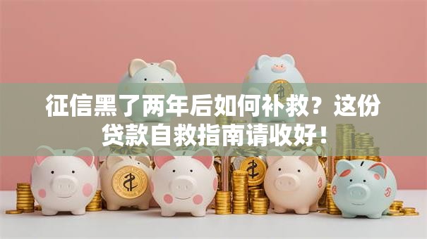 征信黑了两年后如何补救？这份贷款自救指南请收好！