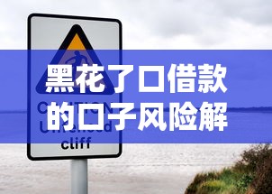 黑花了口借款的口子风险解析：这些套路千万要当心