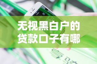 无视黑白户的贷款口子有哪些？真实下款经验分享