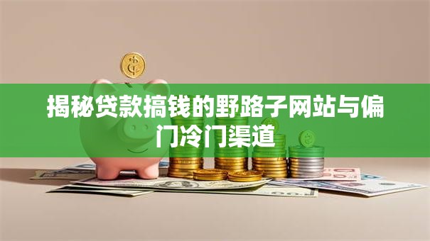 揭秘贷款搞钱的野路子网站与偏门冷门渠道 揭秘贷款搞钱的野路子网站与偏门冷门渠道