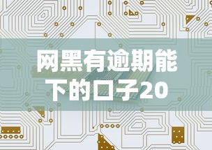 网黑有逾期能下的口子2025年真实渠道解析