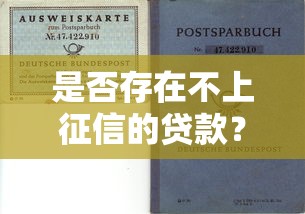 是否存在不上征信的贷款?详细解析这类贷款的风险与选择 是否存在不上征信的贷款?详细解析这类贷款的风险与选择