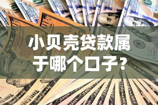 小贝壳贷款属于哪个口子?真实用户解析平台归属问题 小贝壳贷款属于哪个口子?真实用户解析平台归属问题