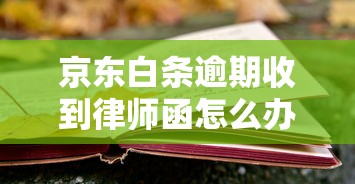 京东白条逾期收到律师函怎么办?真实应对方法+法律风险解析 京东白条逾期收到律师函怎么办?真实应对方法+法律风险解析