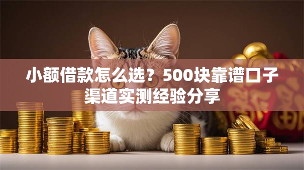 小额借款怎么选？500块靠谱口子渠道实测经验分享