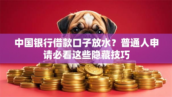 中国银行借款口子放水？普通人申请必看这些隐藏技巧